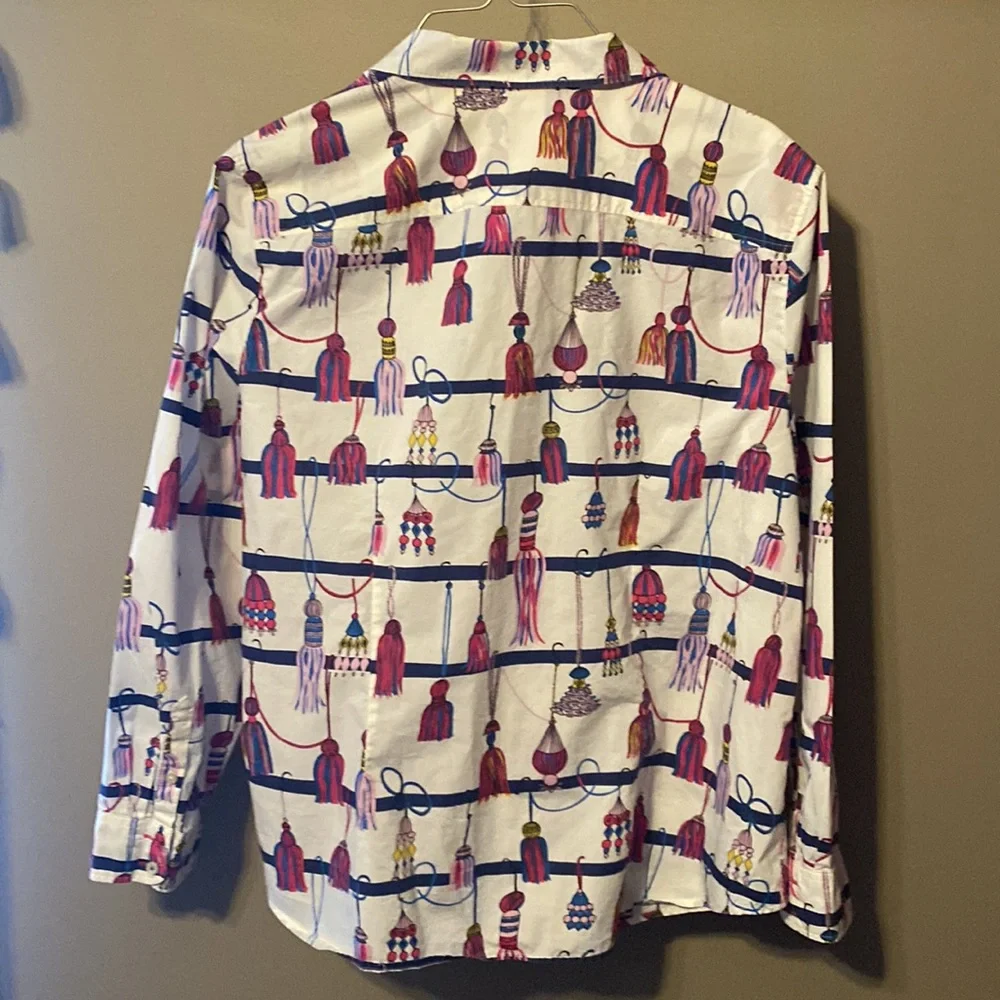 Talbots petite classic cotton blouse - Picture 3 of 4